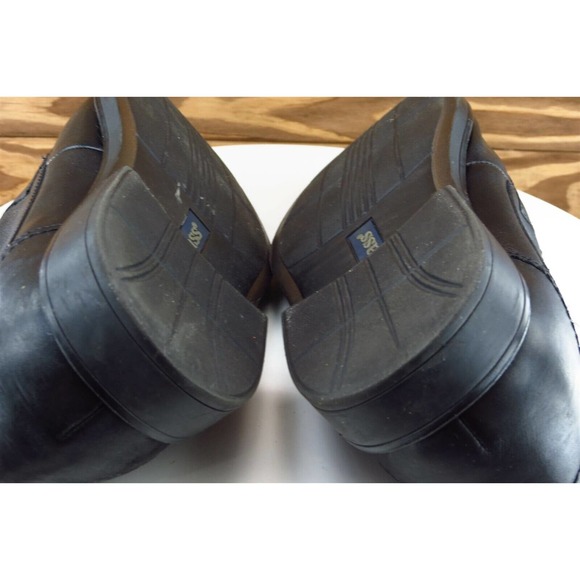 Bass & Co Shoes Sz 10 M Black Derby Oxfords Leather Men Norwood - Picture 8 of 9